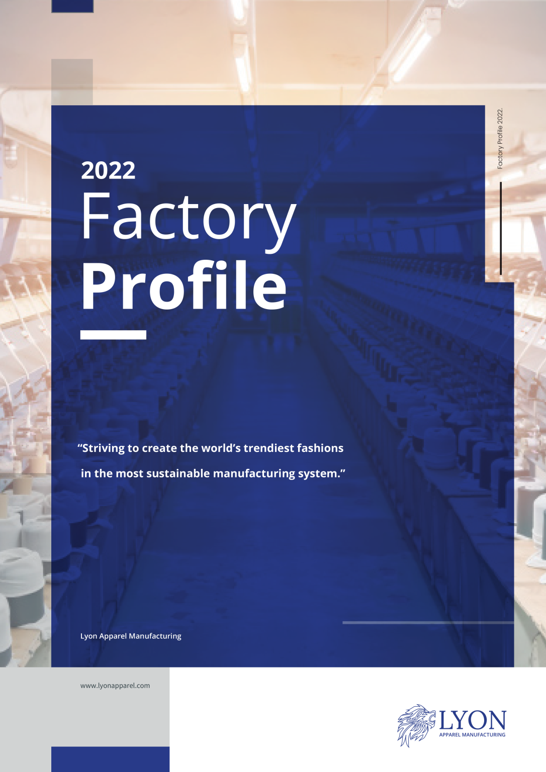 Sustainability Profile Lyon Apparel